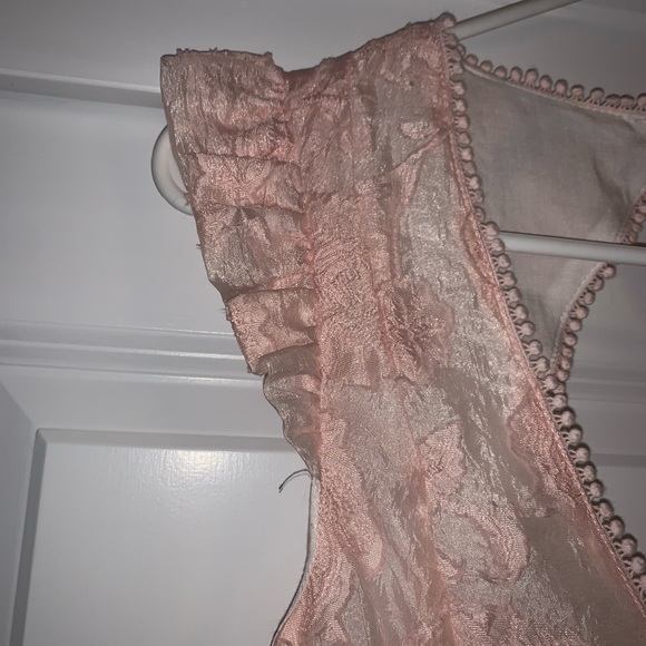 Hello Molly pink ruffle lace dress - Picture 3 of 6